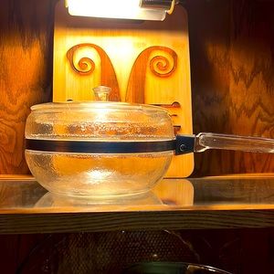 Rare Sears Flamex saucepan with lid